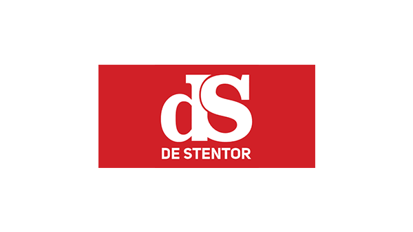 Logo krant Hardenberg - De Stentor op een transparante achtergrond - 600 * 337 pixels 
